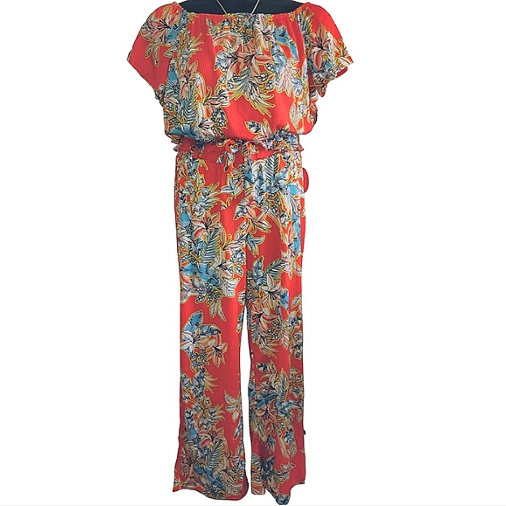 Hot Kiss 2 Piece Short Sleeve Stretchy Pant Set Plus Sizes 1x and 3x NWT